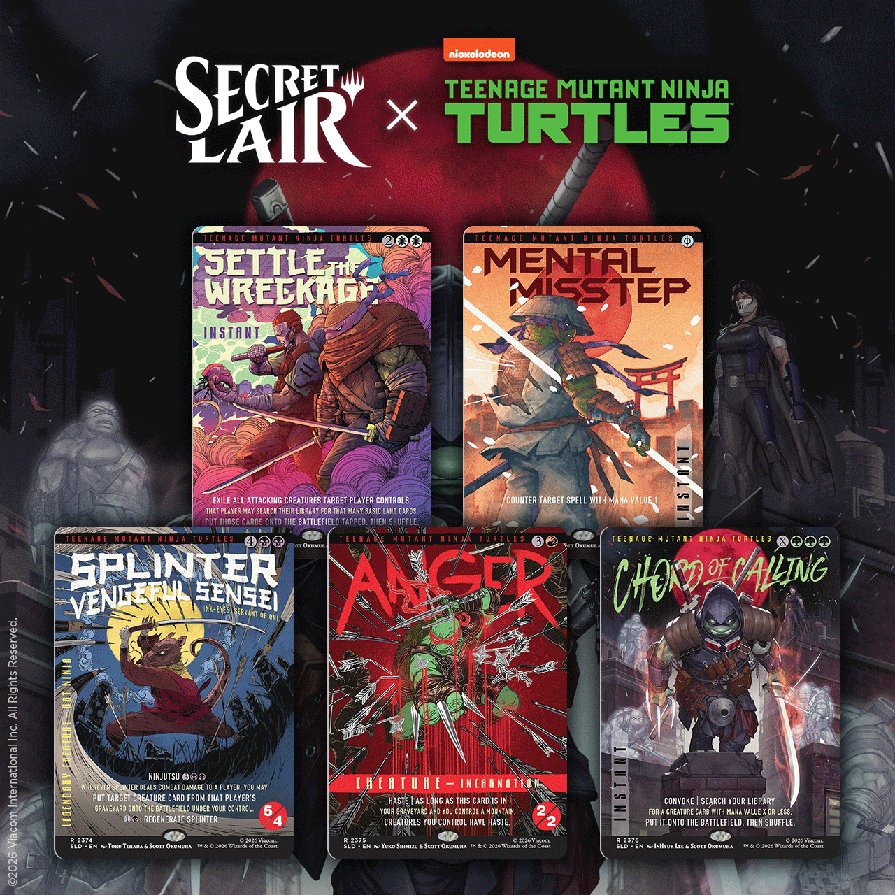 Magic: The Gathering: Secret Lair x Teenage Mutant Ninja Turtles: Totally TubuLair Superdrop