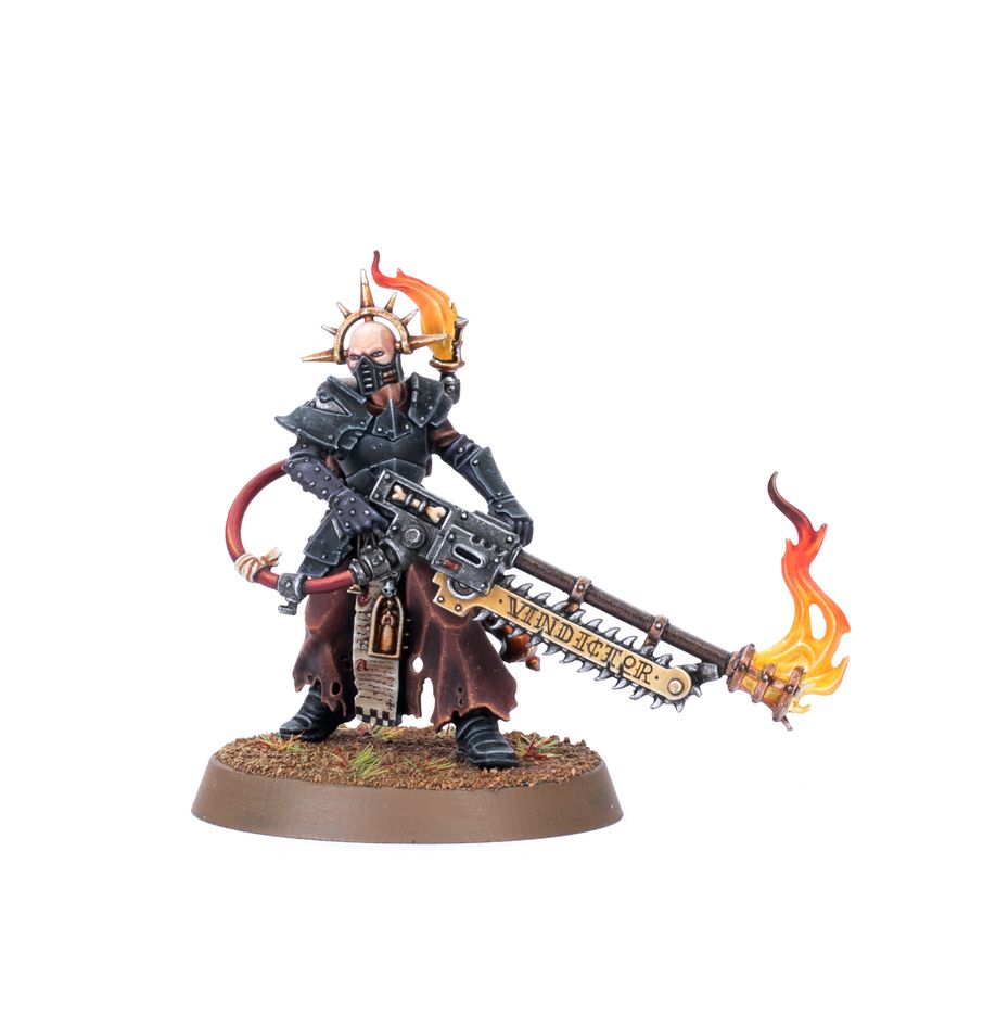 Warhammer 40K: Adepta Sororitas - Ministorum Priest with Vindictor