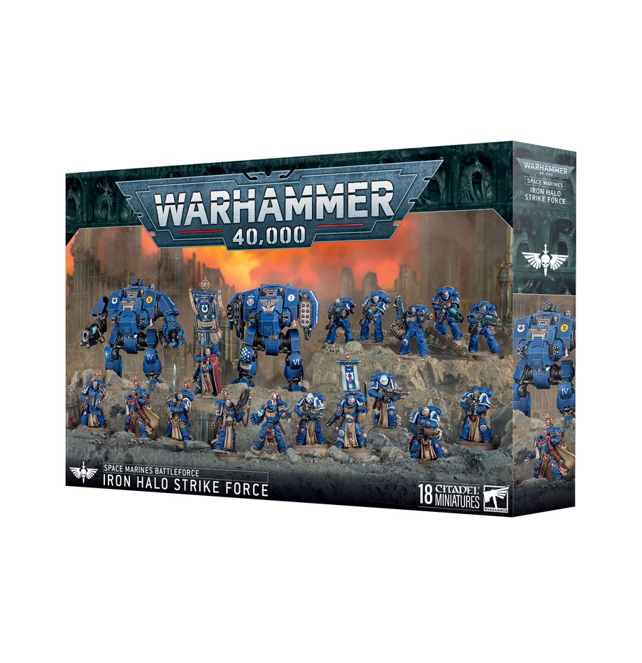 Warhammer 40K: Space Marines Battleforce - Iron Halo Strike Force (71-48)
