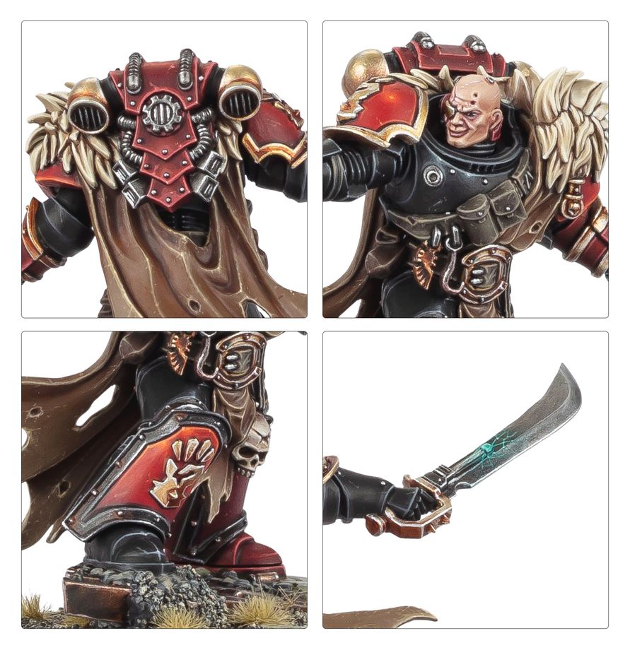 Warhammer 40K: Chaos Space Marines - Red Corsairs Reave-Captain (43-111)