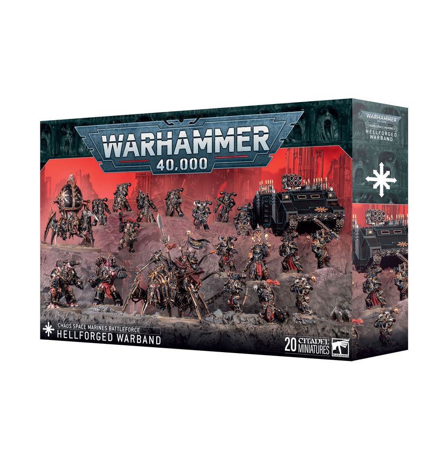Warhammer 40K: Chaos Space Marines Battleforce: Hellforged Warband (71-43)