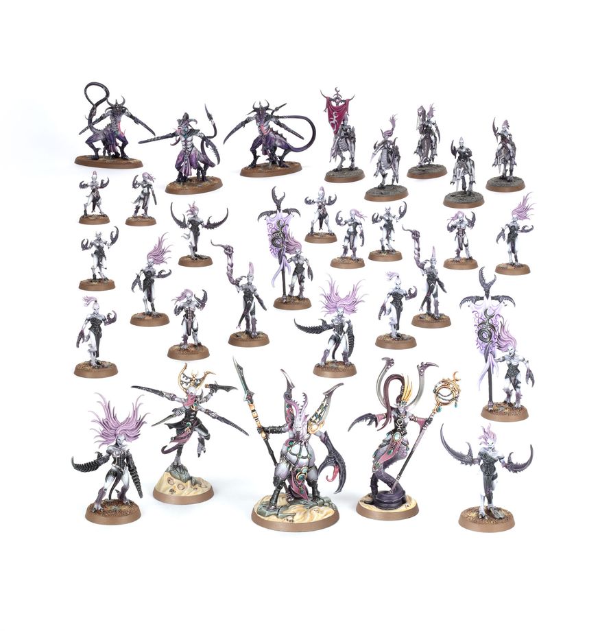 Warhammer Age of Sigmar Spearhead : Hedonites Of Slaanesh - Epicurean Revellers (70-834)