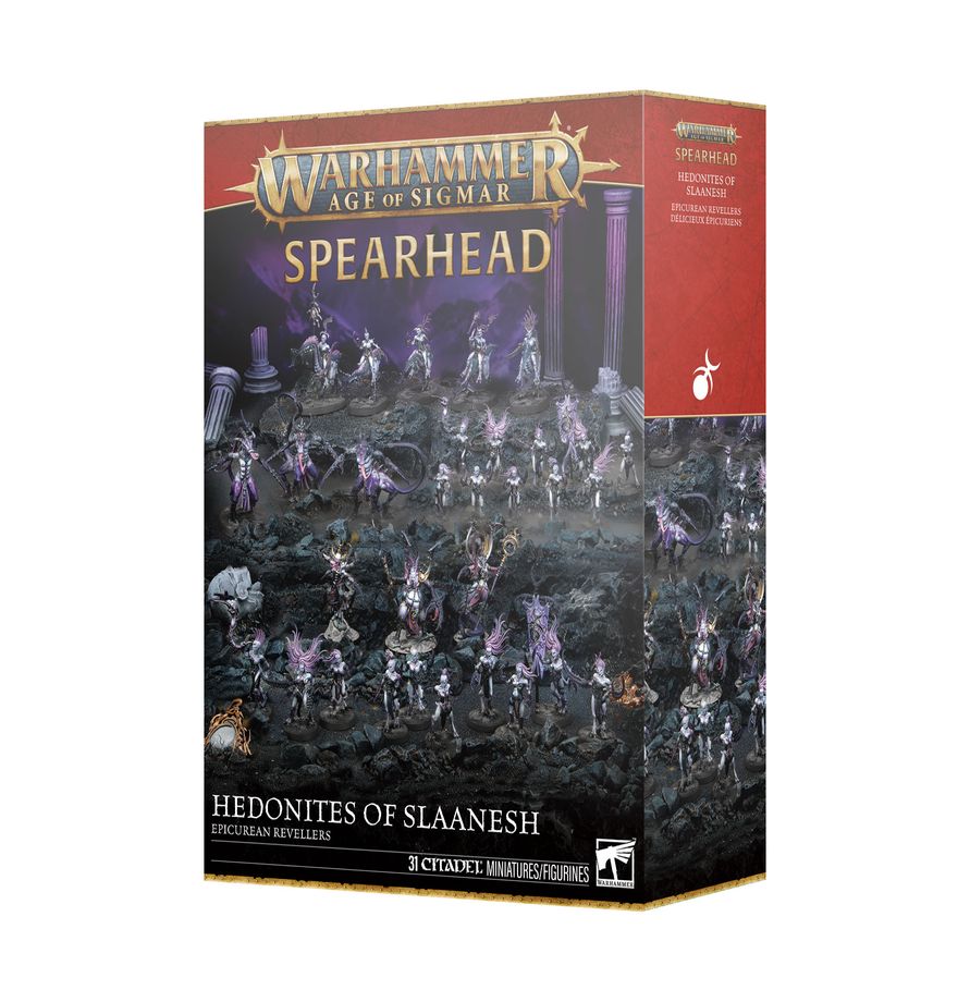 Warhammer Age of Sigmar Spearhead : Hedonites Of Slaanesh - Epicurean Revellers (70-834)