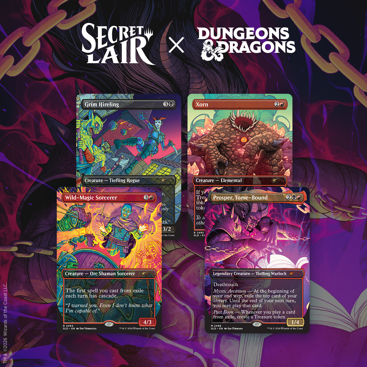 Magic: The Gathering: Secret Lair x Dungeons & Dragons®: Roll for Initiative Superdrop