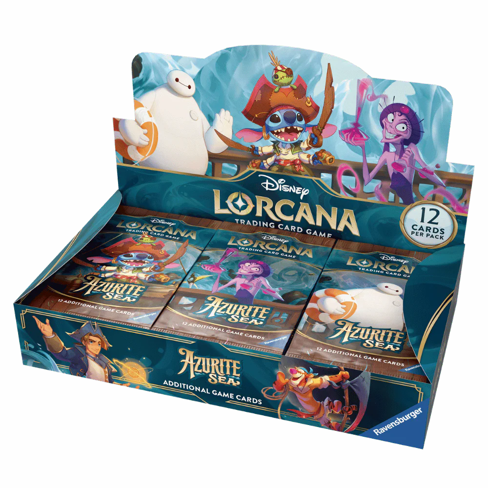 Disney Lorcana TCG: Azurite Sea Booster Box (Display of 24)