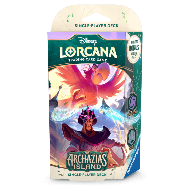 Disney Lorcana TCG: Archazia's Island Starter Deck - Amethyst & Steel