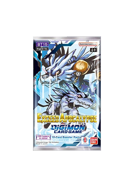 Digimon Card Game: Exceed Apocalypse BT15 Booster Pack