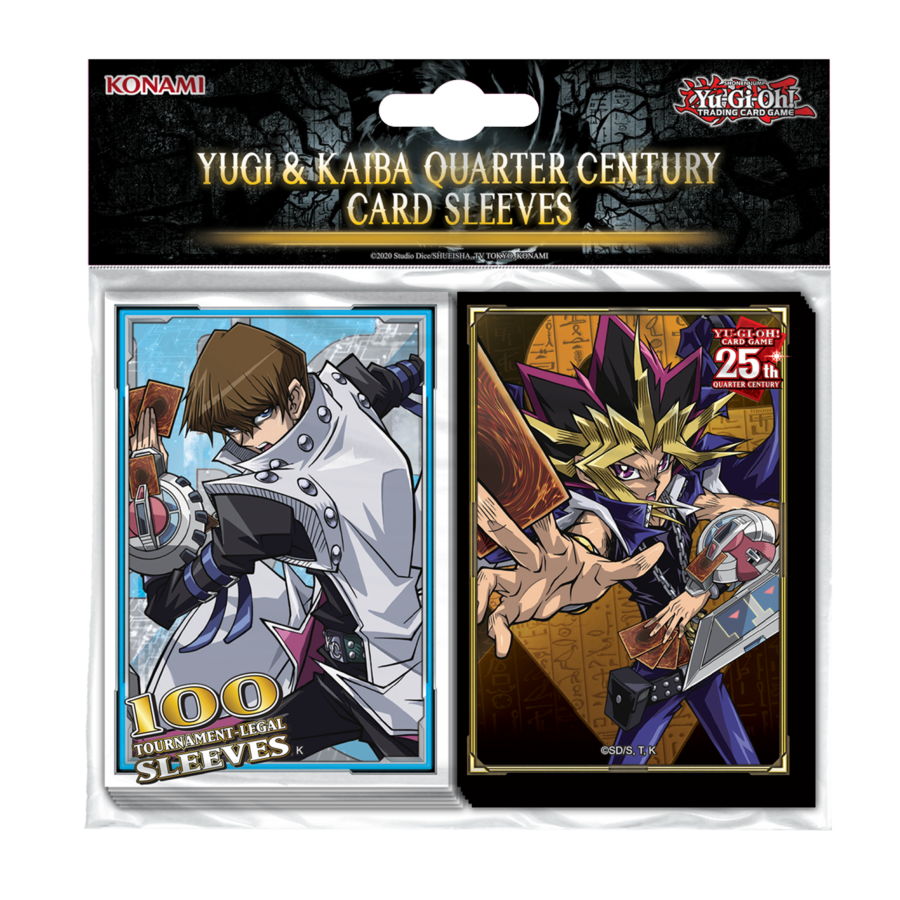 Yu-Gi-Oh!: Yugi and Kaiba Quarter Century Card Sleeves (100)