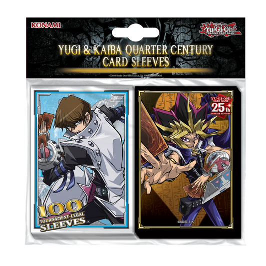 Yu-Gi-Oh!: Yugi and Kaiba Quarter Century Card Sleeves (100)