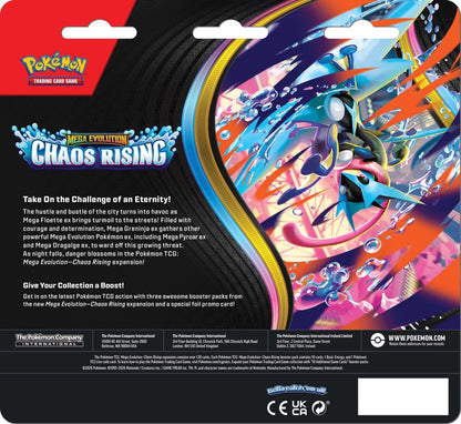 Pokemon TCG: Mega Evolution 4 - Chaos Rising 3-Booster Blister
