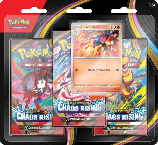 Pokemon TCG: Mega Evolution 4 - Chaos Rising 3-Booster Blister