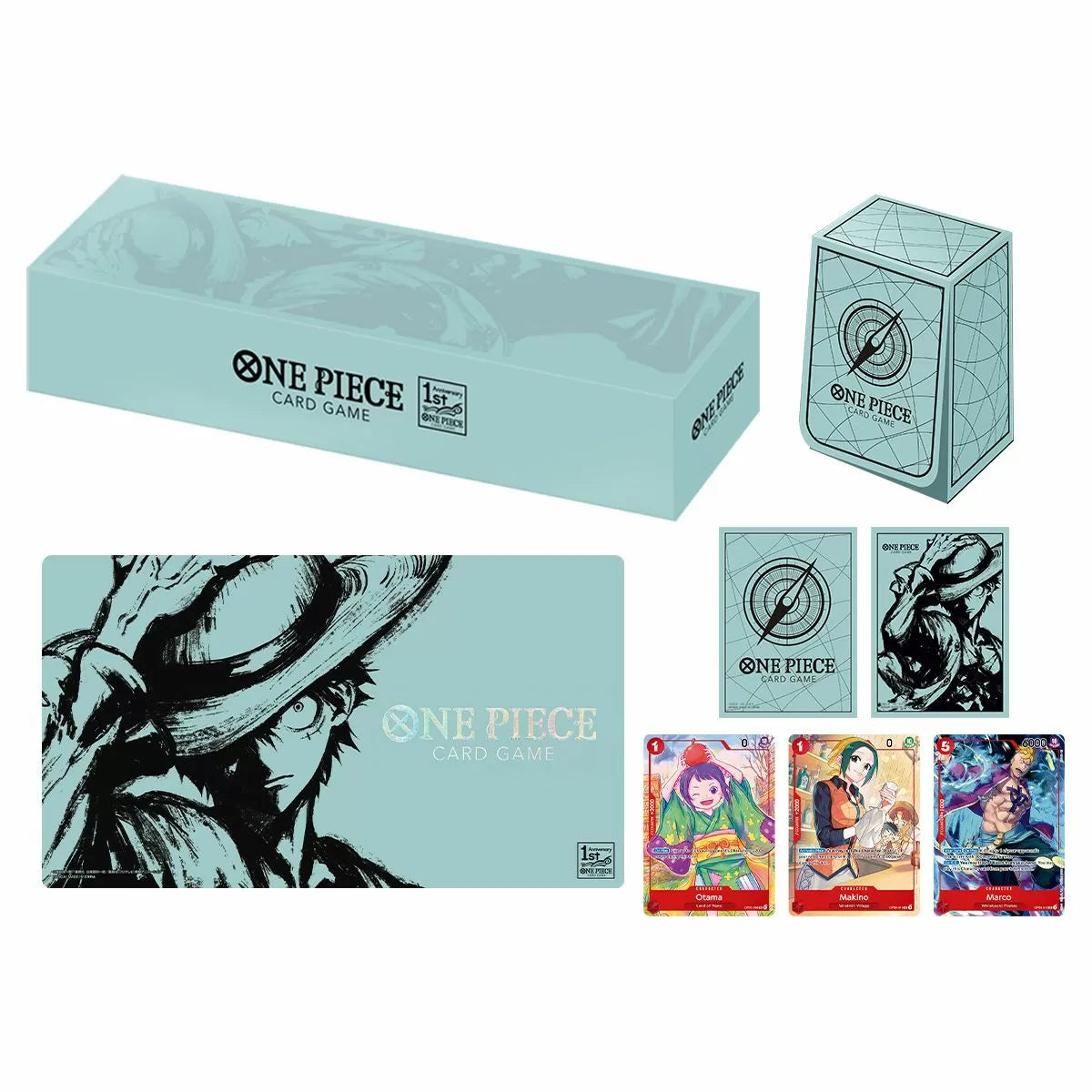 One Piece Card Game: Japanese 1st Anniversary Set (English Cards)