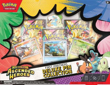 Pokemon TCG: Mega Evolution 2.5 - Ascended Heroes First Partners Deluxe Pin Collection