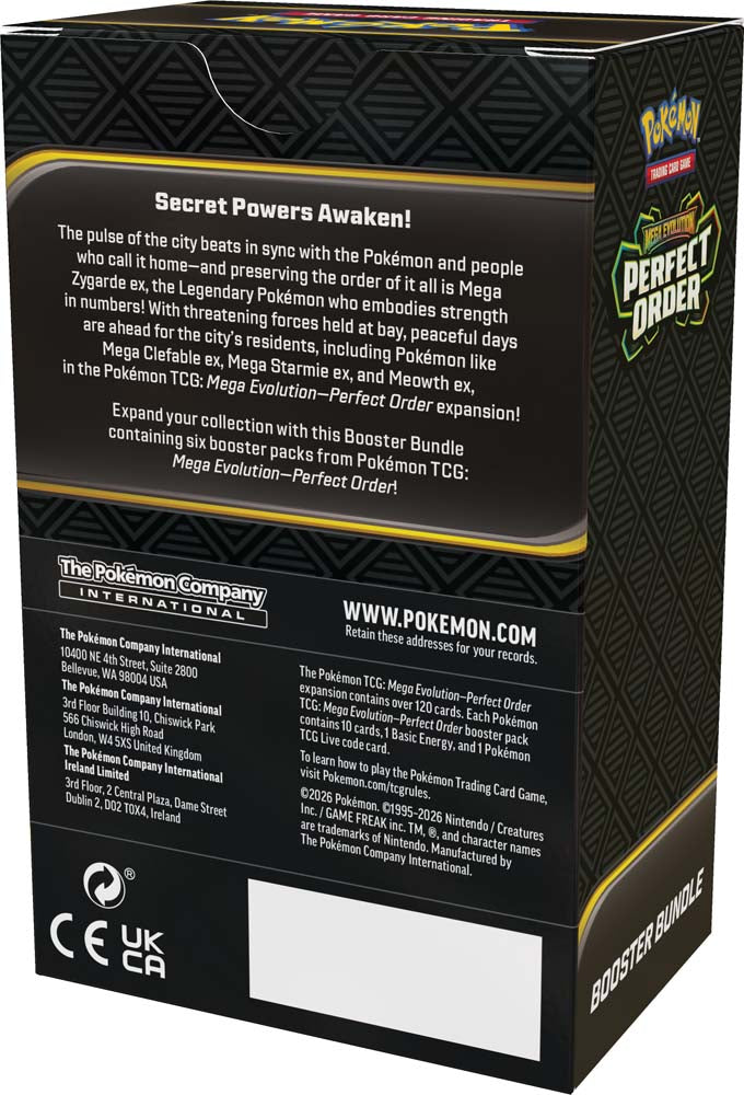 Pokemon TCG: Mega Evolution 3 - Perfect Order Booster Bundle