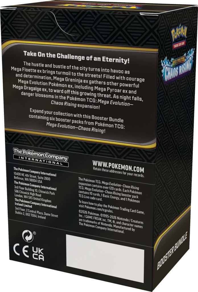 Pokemon TCG: Mega Evolution 4 - Chaos Rising Booster Bundle