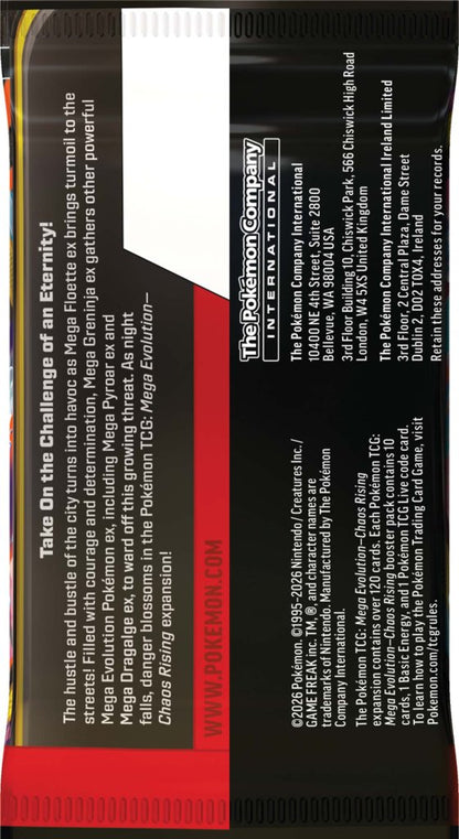 Pokemon TCG: Mega Evolution 4 - Chaos Rising Booster Box (Display of 36)