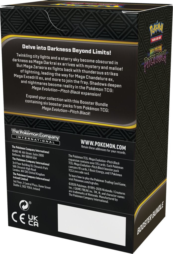 Pokemon TCG: Mega Evolution 5 - Pitch Black Booster Bundle