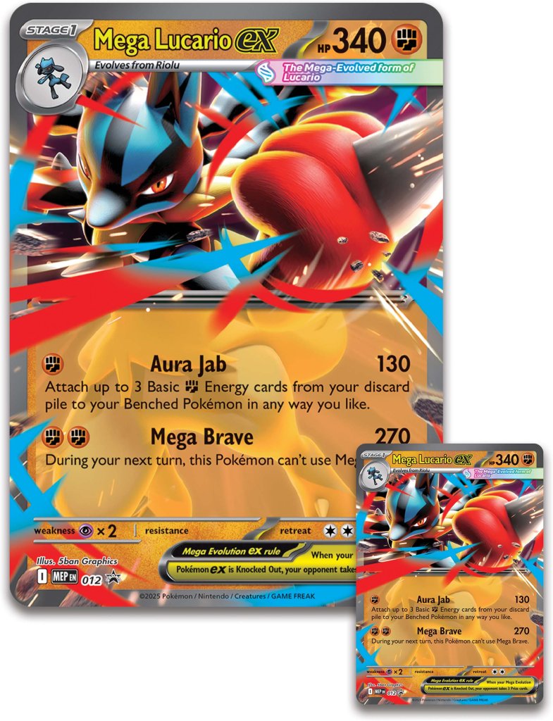 Pokemon TCG: Mega Lucario ex Figure Collection