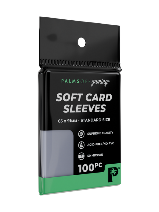Palms Off Gaming: Soft Card Sleeves - Standard Size - 100pc