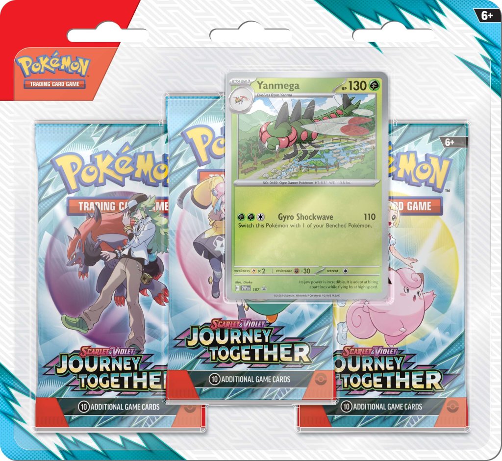 Pokemon TCG: Scarlet & Violet 9 - Journey Together Three Booster Blister
