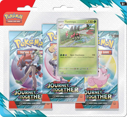Pokemon TCG: Scarlet & Violet 9 - Journey Together Three Booster Blister