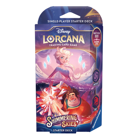 Disney Lorcana TCG: Shimmering Skies Starter Deck - Amethyst & Ruby