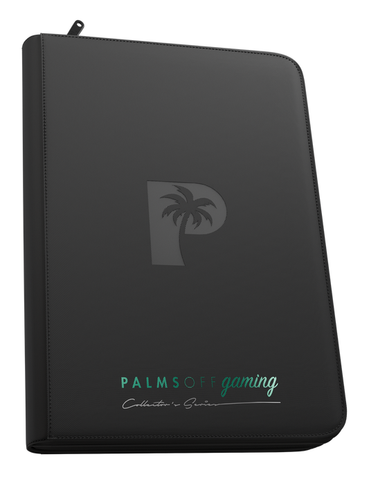 Palms Off Gaming: Top Loader Zip Binder - 9 Pocket