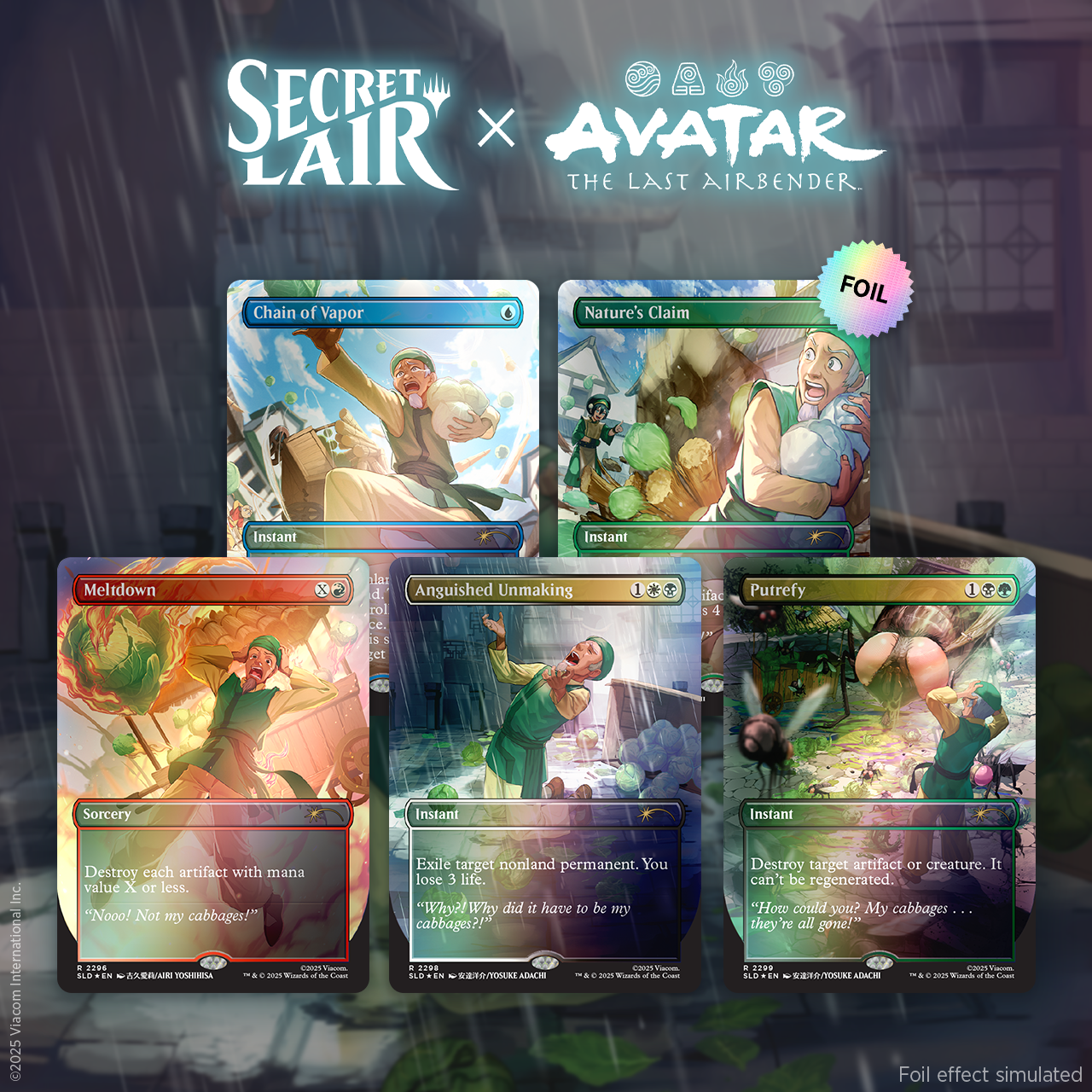Magic: The Gathering: Secret Lair - Avatar: The Last Airbender Superdrop