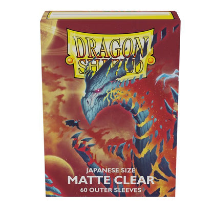 Dragon Shield: Japanese Size Outer Sleeves – Matte – Clear