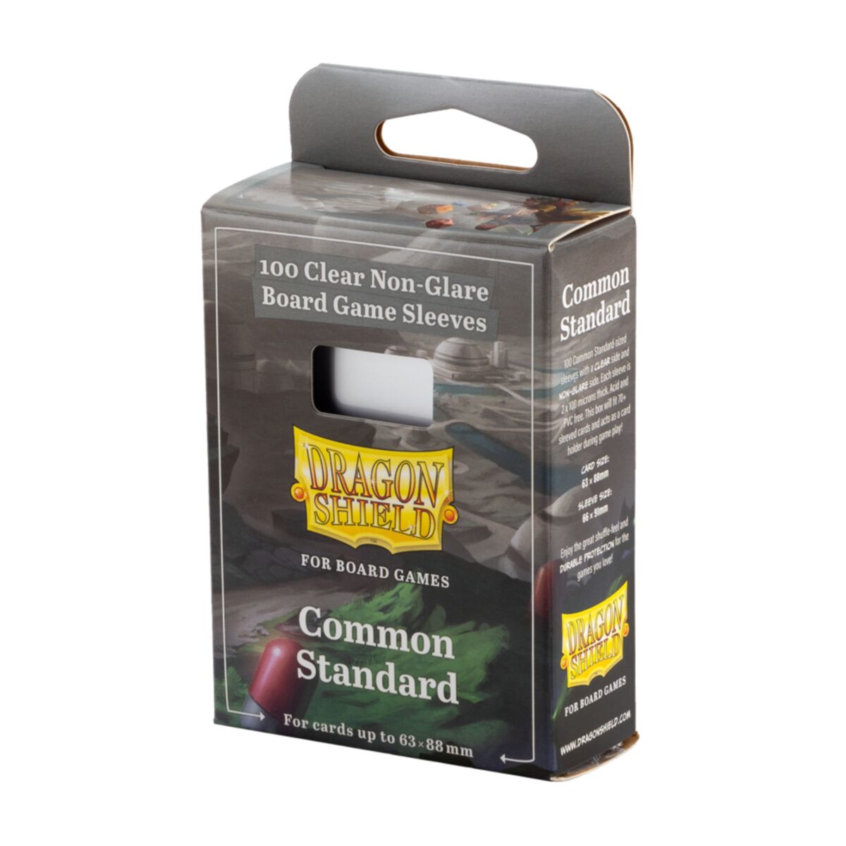 Dragon Shield: Board Game Sleeves – Clear Non-Glare