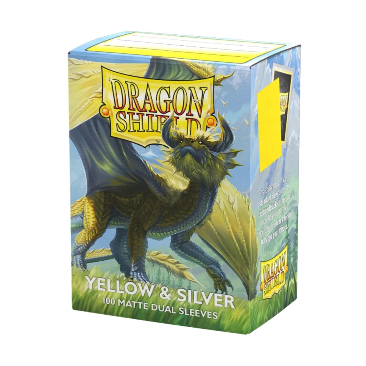 Dragon Shield Sleeves - Silver DUAL MATTE 100 Box