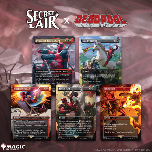 Magic: The Gathering: Secret Lair x Marvel's Deadpool Drop