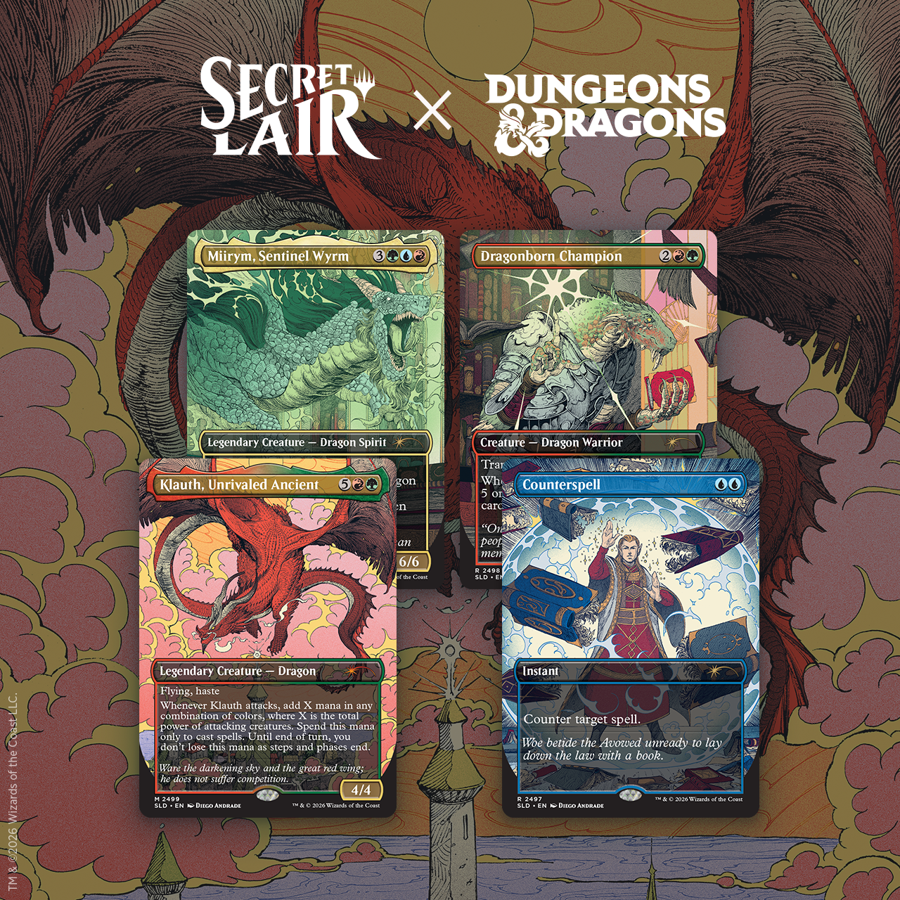 Magic: The Gathering: Secret Lair x Dungeons & Dragons®: Roll for Initiative Superdrop