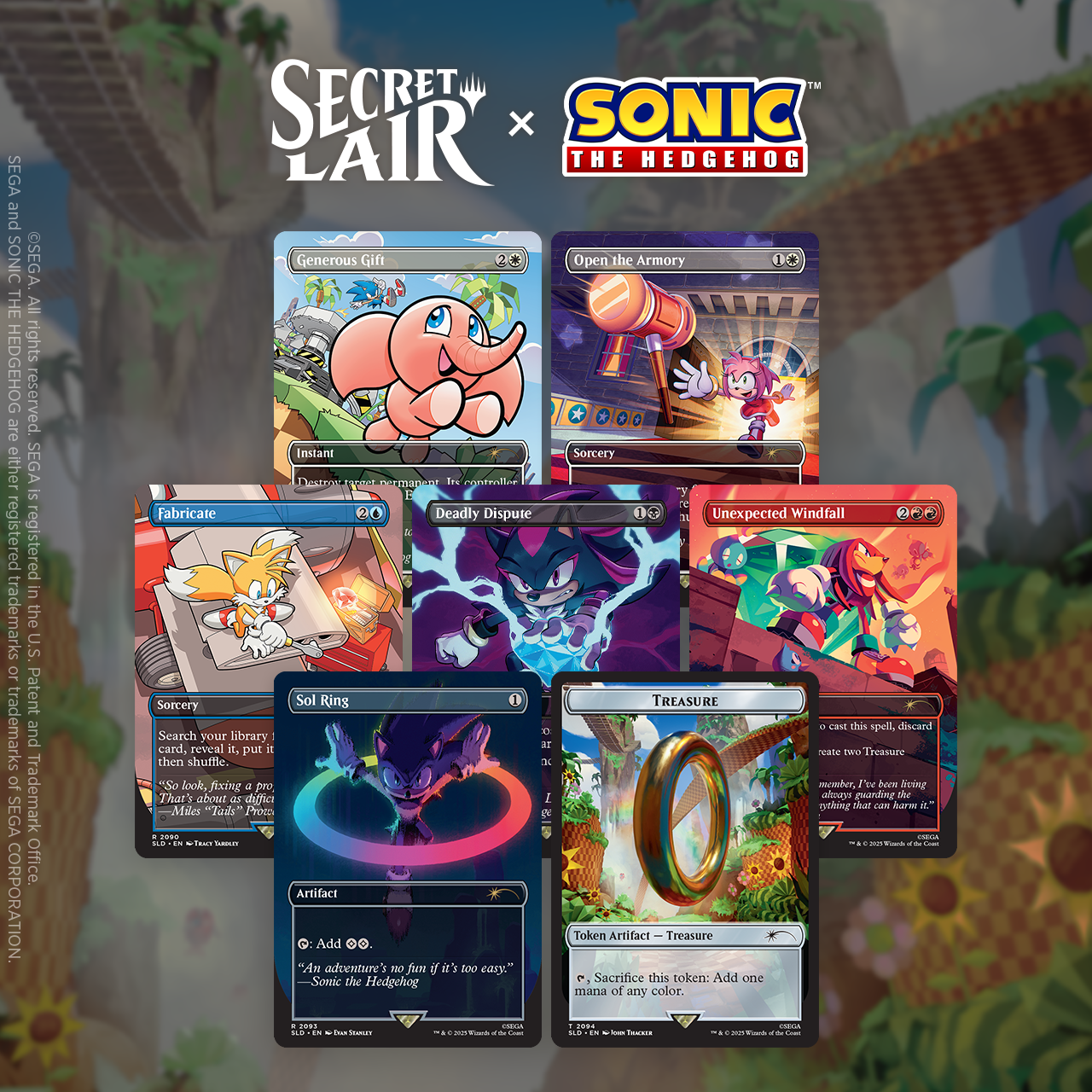 Magic: The Gathering: Secret Lair x Sonic Superdrop