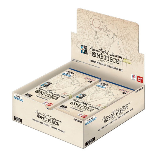 One Piece Card Game: Extra Booster Box – Anime 25th Collection [EB-02] ENGLISH (Display of 24)