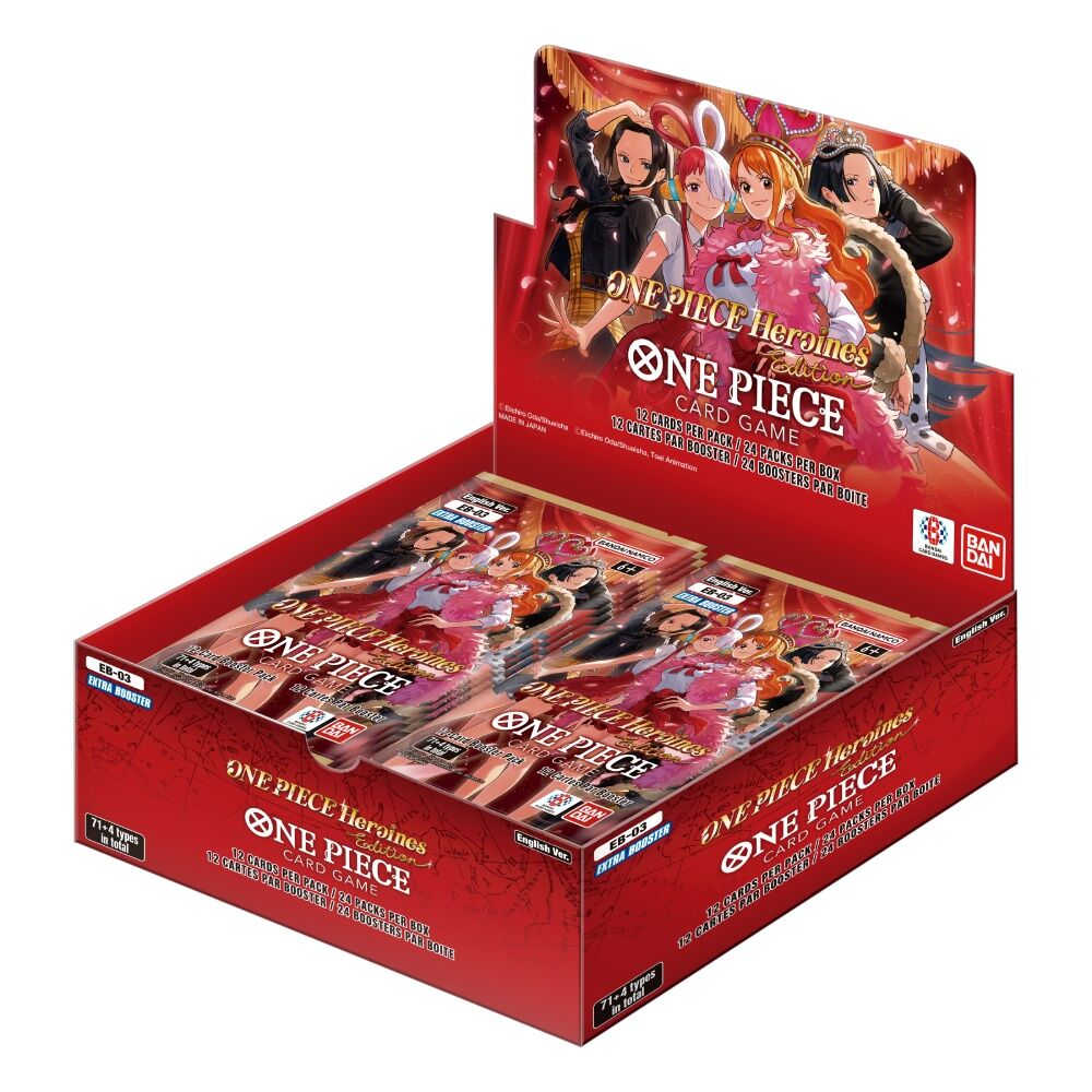 One Piece Card Game: Extra Booster Display – Heroines Edition [EB-03] Booster Box (Display of 24) ENGLISH