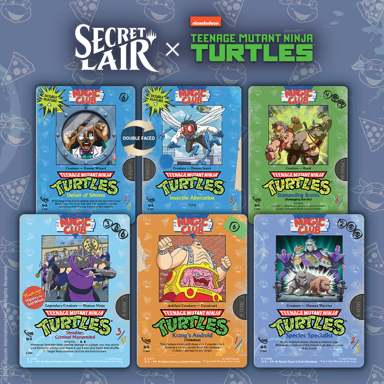Magic: The Gathering: Secret Lair x Teenage Mutant Ninja Turtles: Totally TubuLair Superdrop