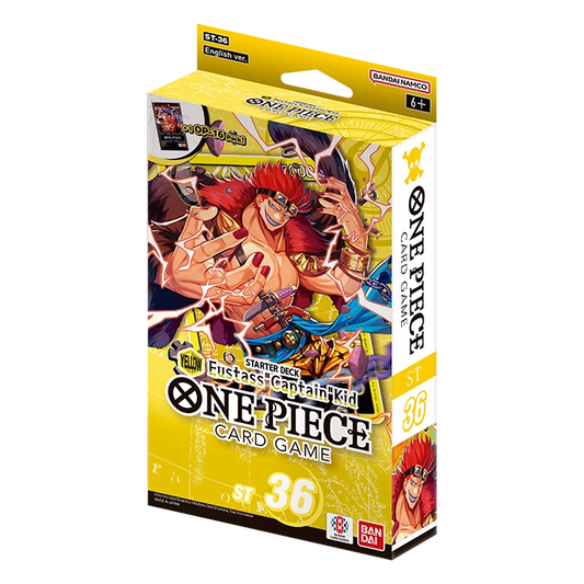One Piece Card Game: Starter Deck – YELLOW Eustass "Captain" Kid [ST-36]