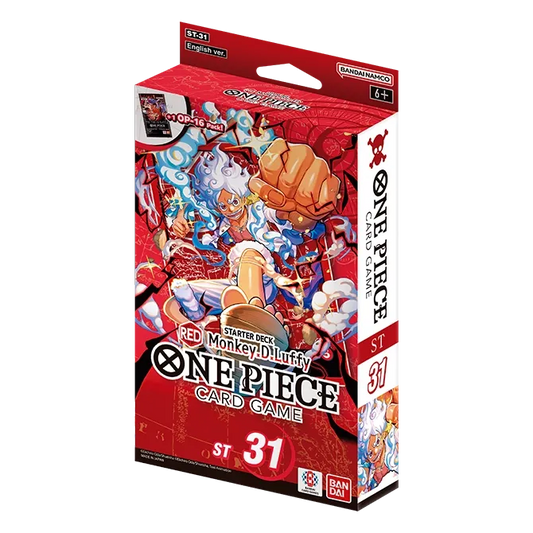 One Piece Card Game: Starter Deck – RED Monkey.D.Luffy [ST-31]