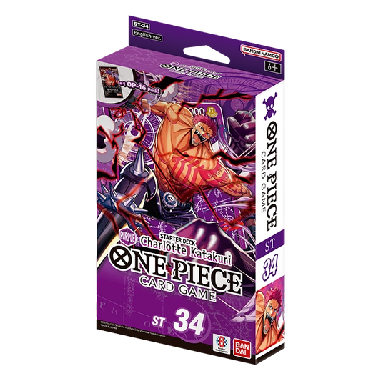 One Piece Card Game: Starter Deck – PURPLE Charlotte Katakuri [ST-34]