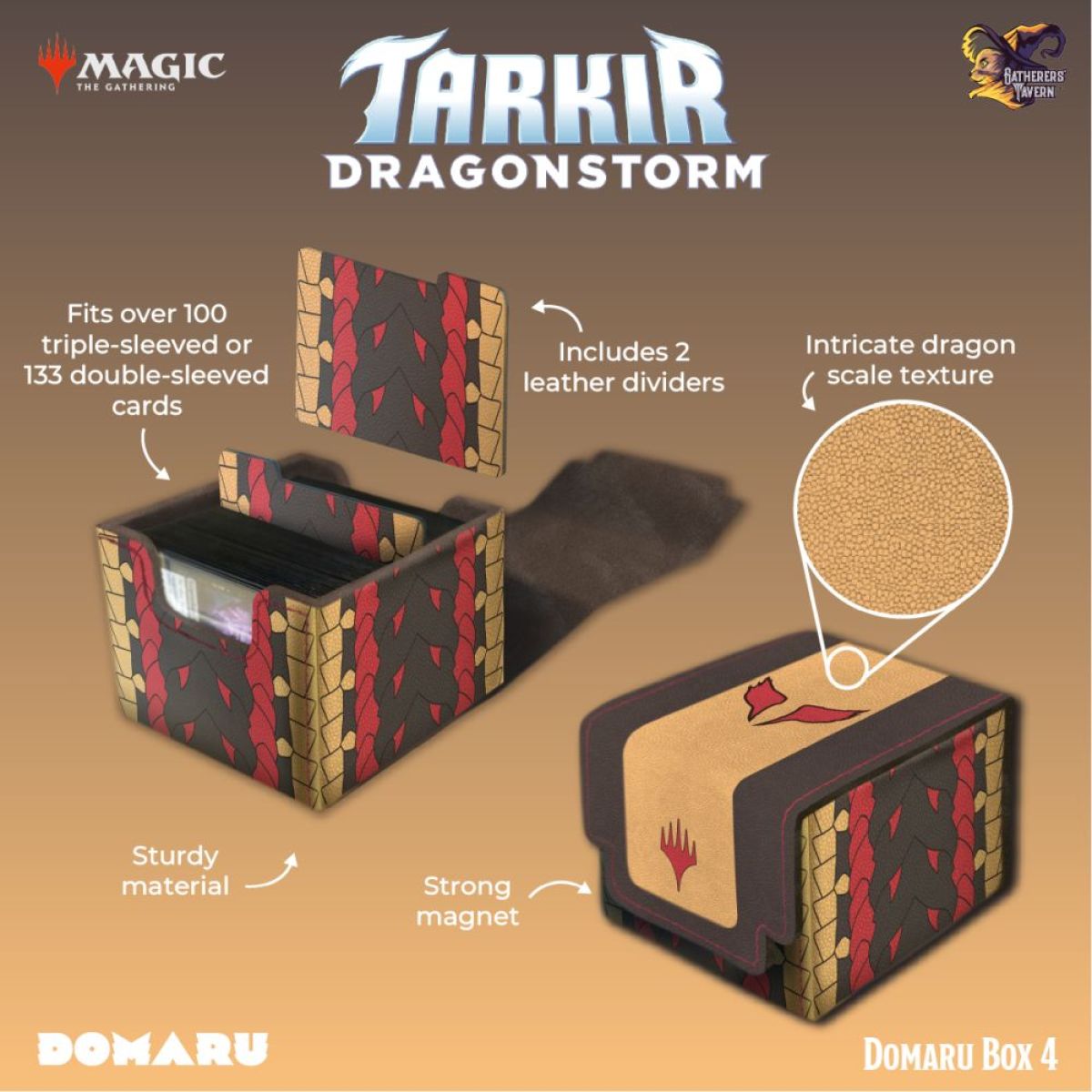 Gatherers Tavern: Tarkir Dragonstorm Deck Boxes