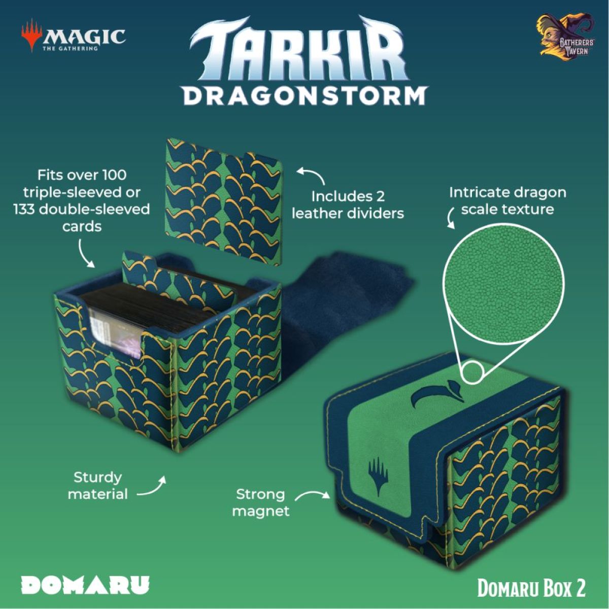 Gatherers Tavern: Tarkir Dragonstorm Deck Boxes