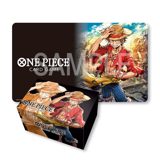 One Piece Card Game: Playmat and Storage Box Set - Luffy