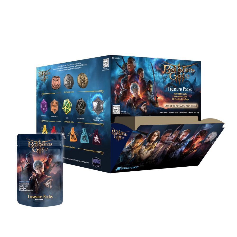 Sirius Dice -  D&D Baldur's Gate 3 Treasure Packs Blind Box