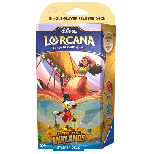 Disney Lorcana TCG: Into the Inklands Starter Deck - Ruby & Sapphire