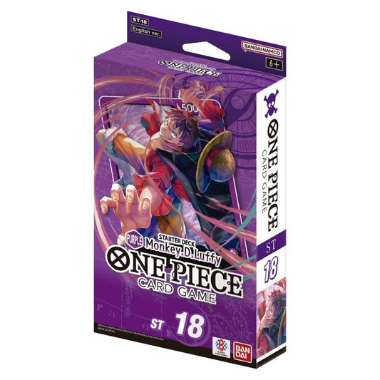 One Piece Card Game: Starter Deck – (Purple) Monkey D. Luffy [ST-18]