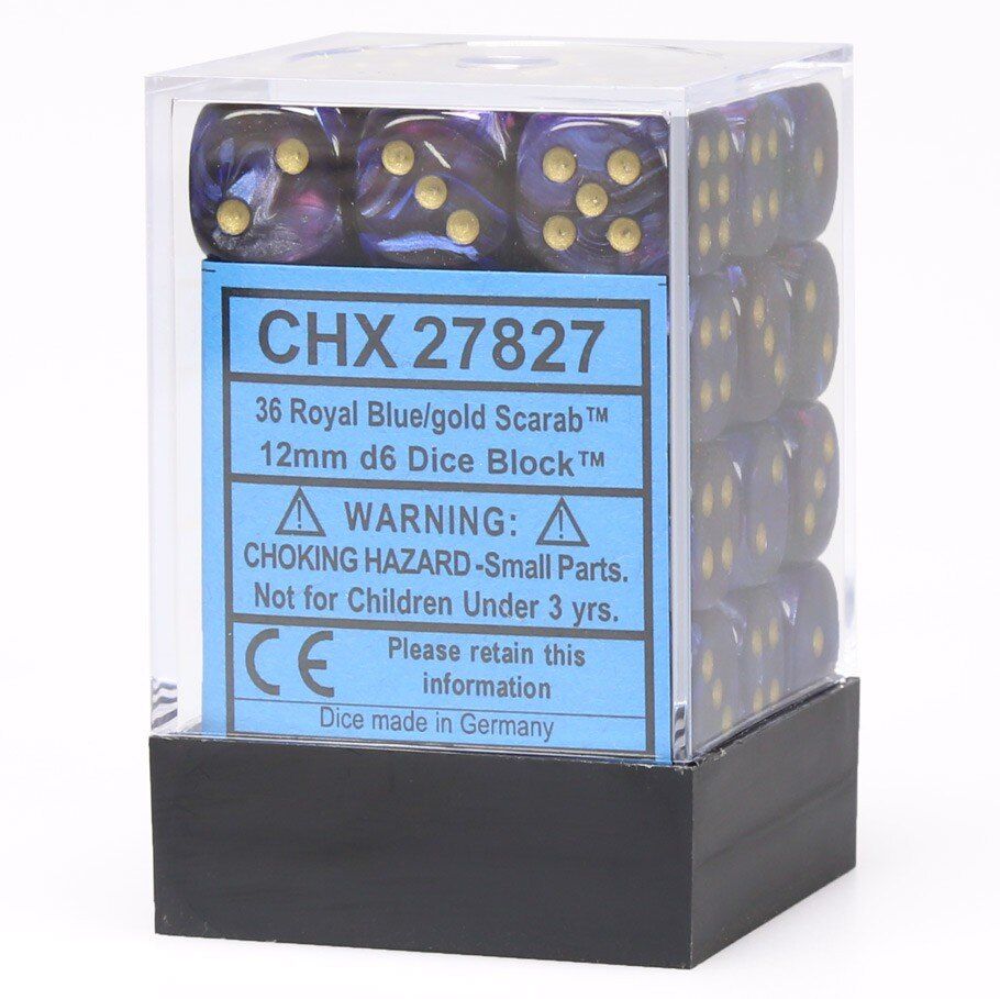 Chessex 12mm D6 Block of 36