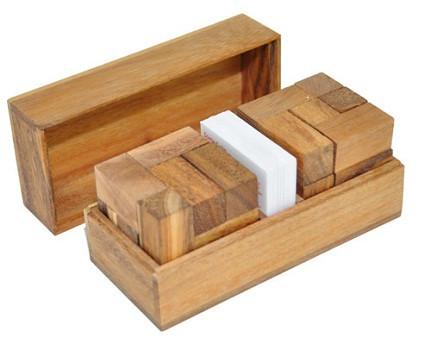 Wooden Puzzle: Double Soma Cube