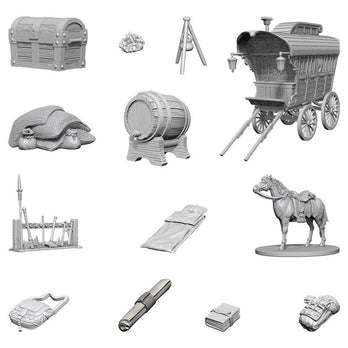 D&D Nolzurs Marvelous Unpainted Miniatures Adventurer's Campsite