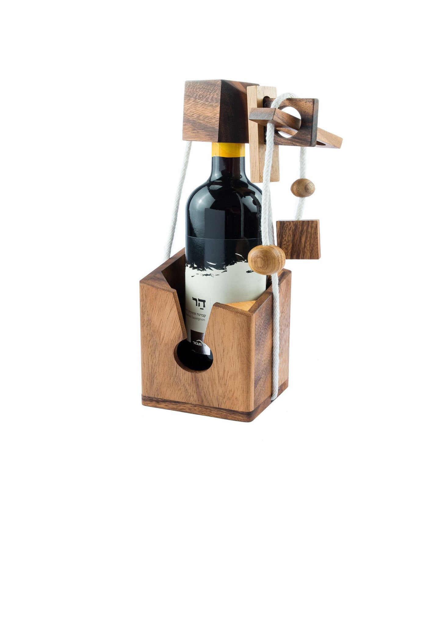 Wooden Puzzle: Don't Break The Bottle